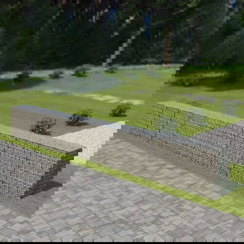  Gabionski zid s poklopcima od pocinčanog čelika 900 x 50 x 100 cm Cijene