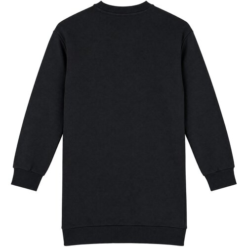 Guess BRUSHED FLEECE LS DRESS Crna Slike