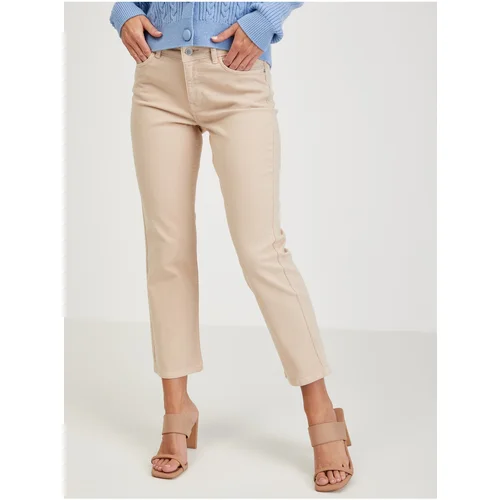 Orsay Beige Women Straight Fit Jeans - Women