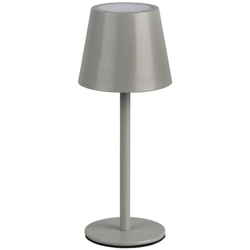  Siva LED namizna svetilka s kovinskim senčilom (vi&amp;scaron;ina 21 cm) Diaz &amp;ndash; Slike