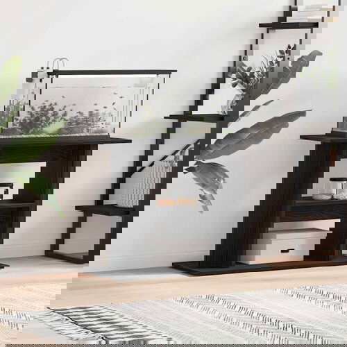 vidaXL Stalak za akvarij crni hrast 80x35x60 cm konstruirano drvo Cijene