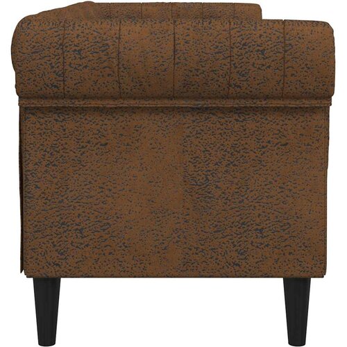 SOFA Smeđa 201,5 x 74,5 x 74,5 cm Poliester Slike