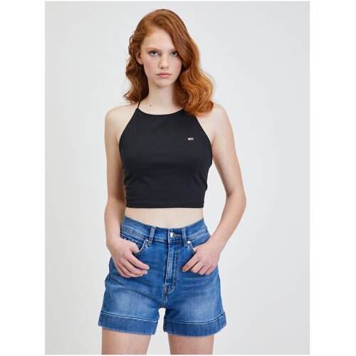 Tommy hilfiger black top womens clearance