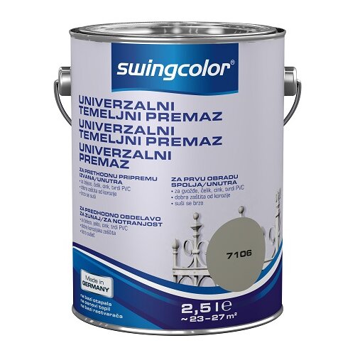 SWINGCOLOR univerzalni temeljni premaz (2,5 l, Sive boje) Cijene