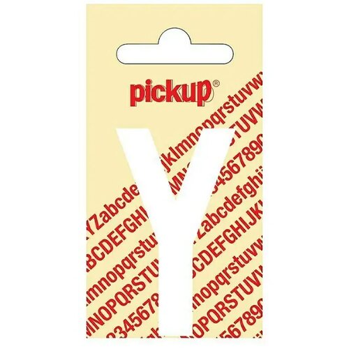  Nalepka Pickup (Motiv: Y, bele barve, višina: 60 mm) Cene