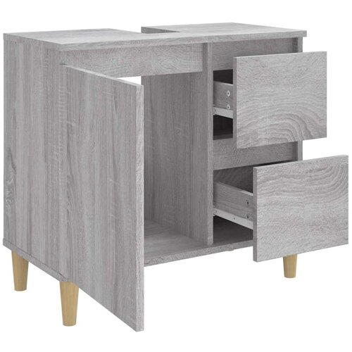  Ormarić za umivaonik boja drva 65x33x60 cm konstruirano drvo Slike