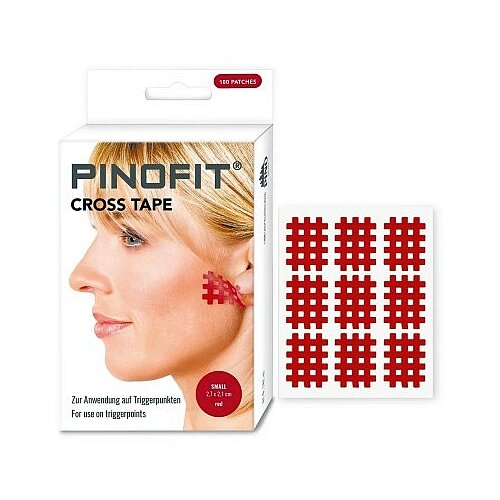 Pino PINOFIT® križni trak, majhen, 2,7 x 2,1 cm, 180 kosov, rdeč Cene