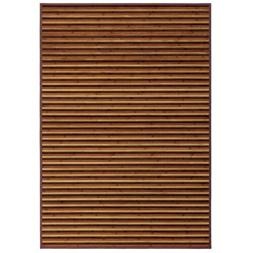 Casa Selecci&amp;oacute;n Gorčično rumena/rjava bambusova preproga 140x200 cm &amp;ndash; Slike