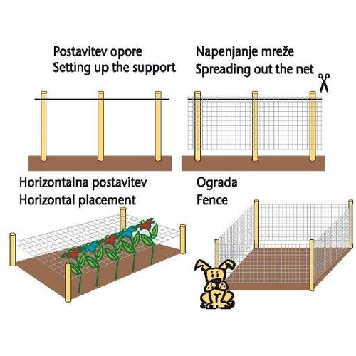  Mreža MARNET za povrće 1,20x100 metara Slike