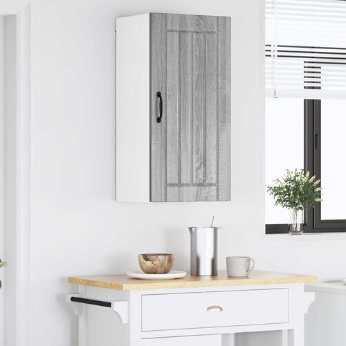  Ormar za Zid Lucca Siva sonoma 40 x 31 x 80 cm Slike
