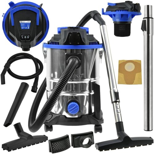  25L Industrijski sesalnik mokro suhi 1400W + vtičnica BLACK FRIDAY Cene