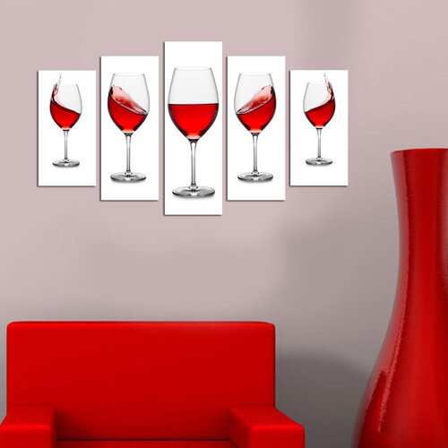 Wallity Set Slika 5M-37, 5 Delova Cene