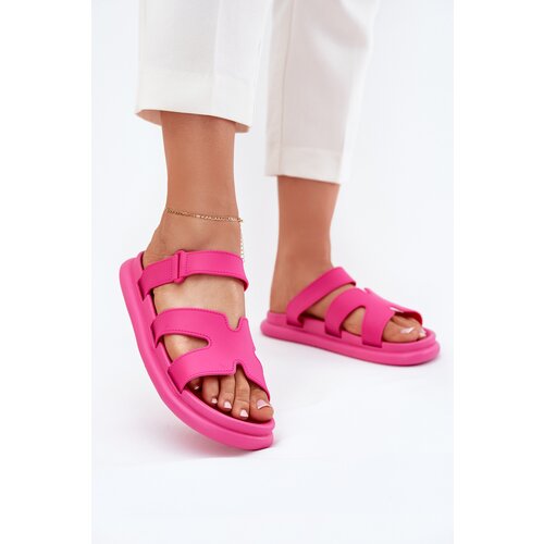 Boto Women's Rubber Slides With Strap Fuchsia Tavirae Cene