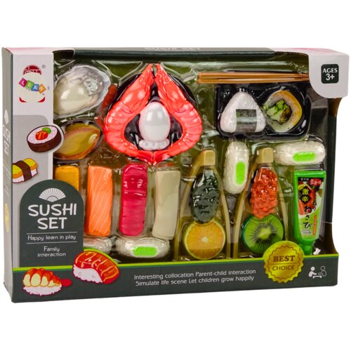  Dječji kulinarski set za igru Sushi Shrimp - 24 kom Slike