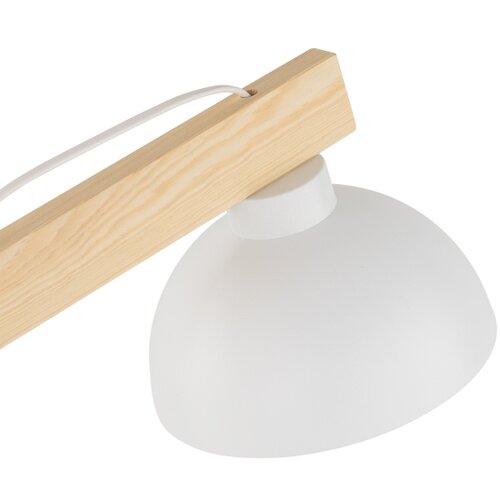  Stona lampa OSLO 1xE27/15W/230V borovina/bela Slike