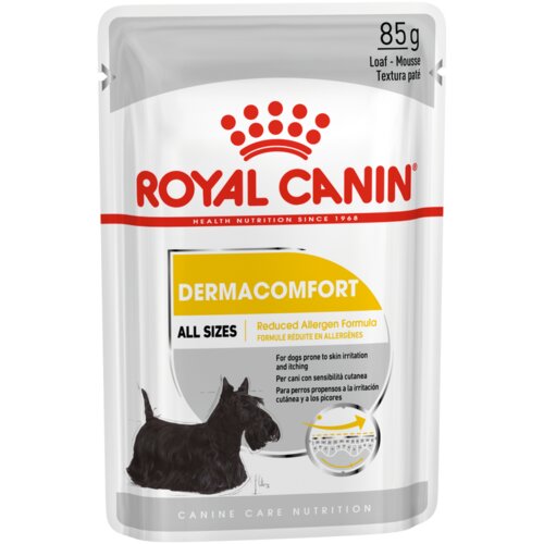 Royal Canin DERMACOMFORT CARE DOG, vlažna hrana za pse 85g Slike