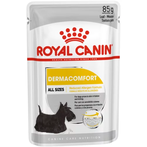 Royal Canin Health Nutrition Dermacomfort Mini - Kot dopolnilo: 24 x 85 g CCN Dermacomfort mokra hrana