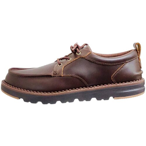 Hey Dude Čevlji Derby Flint Moc Leather Kostanjeva Slike