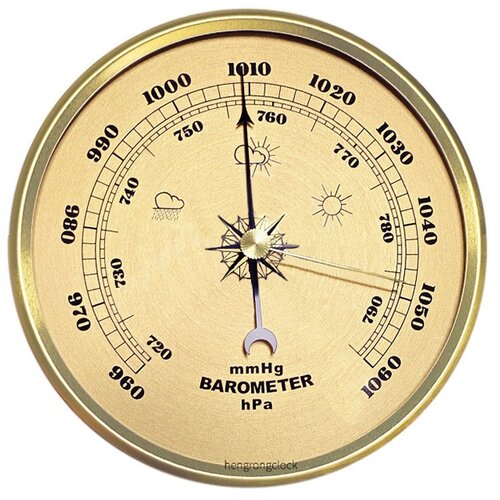 INF 130mm Zlati Barometer - Merilnik Natančnega Atmosferskega Tlaka, (5000140304) Slike