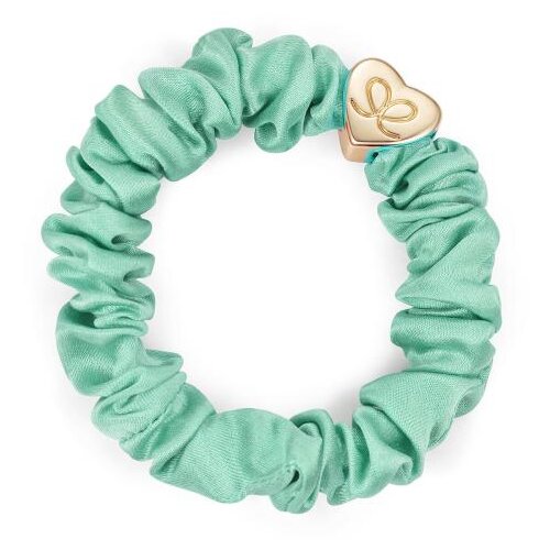 By Eloise London Silk Scrunchie Gold Heart Mint gumice za kosu Cijene