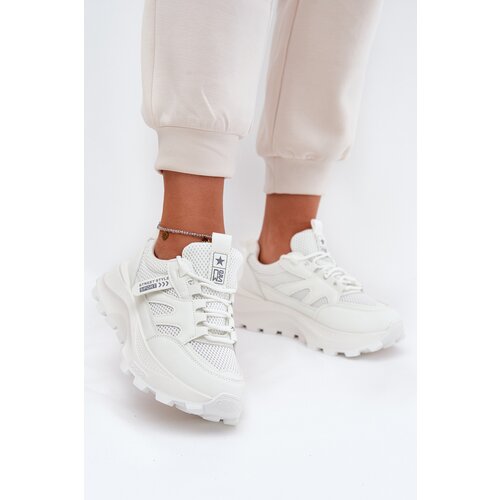Boto EVENTO Women&amp;#039;s Sports Sneakers On Thick Sole White Prononice Slike