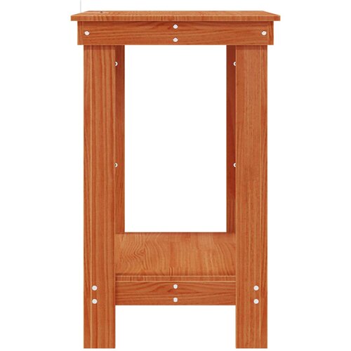  Radni stol Vosak Smeđa 80 x 50 x 80 cm Masivna borovina Slike
