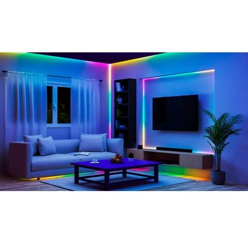 Wiz LED RGBIC prigu&amp;scaron;iva traka 4m LED/10,2W/5V 2700-6500K Wi-Fi Slike