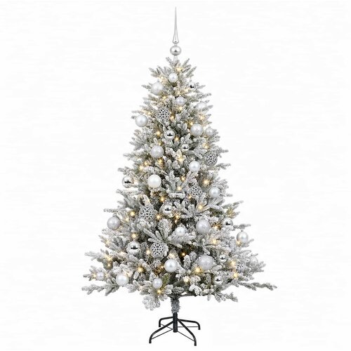  Umjetno božićno drvce s kuglicom 150 cm 150 LED lampica Slike
