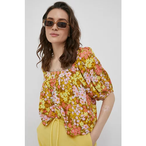Billabong Bluza za žene, boja: žuta, cvjetasti uzorak
