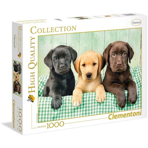 Clementoni trije labradorci sestavljanka/puzzle, 1000 kosov Slike