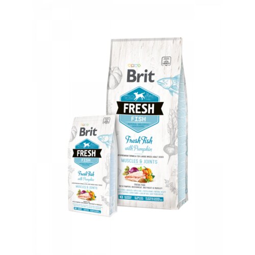 Brit Fresh Dog Fish with Pumpkin Adult Large 2,5kg Slike