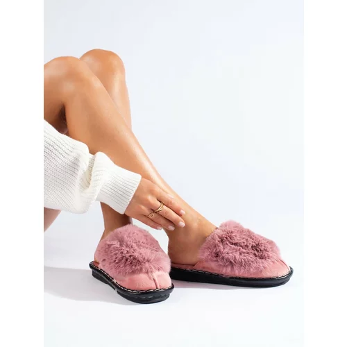 SHELOVET Women's pink comfortable slippers