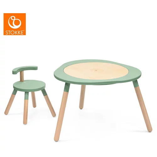 Stokke otroška aktivnostna mizica + stolček mutable™ v2 clover green