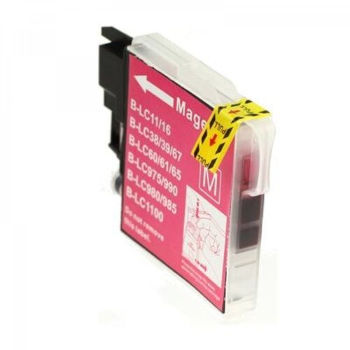 All4Printing Brother LC980M , LC985M , LC1100M , kompatibilna kartu&amp;scaron;a magenta - 20,5ml Slike