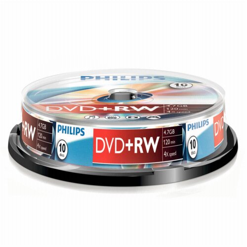 Philips 1x10 DVD+RW 4,7GB 4x SP Slike