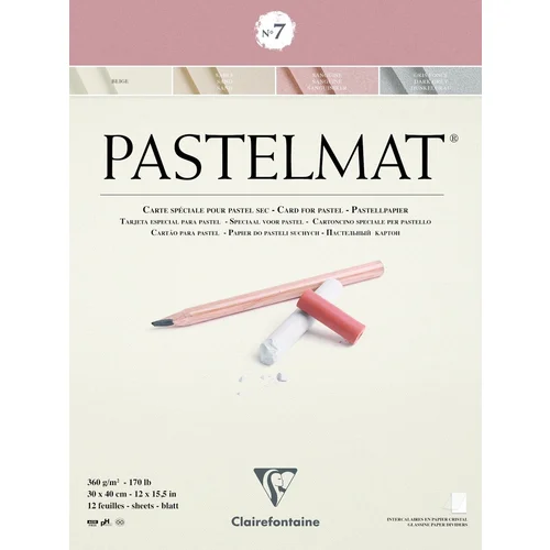 Clairefontaine Pastelmat Glued Pad N7 30 x 40 cm 360 g Skicirka