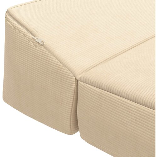 SOFA na razvlačenje Krem 200 x 70 x 10 cm Kordura tekstil Slike