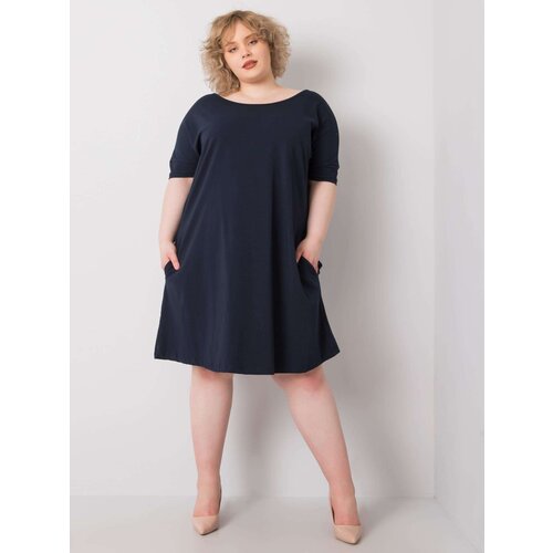 BASIC Feel Good Dress-RV-SK-6639.02X-navy blue Slike