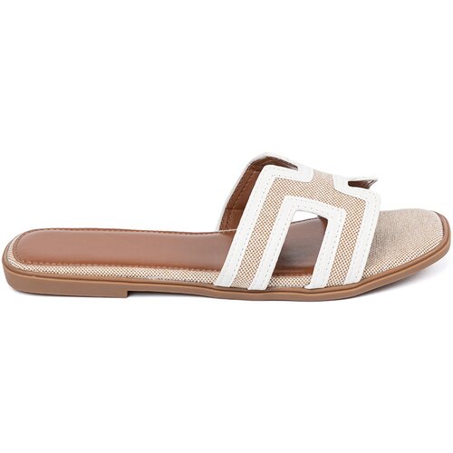 SEASTAR White women's flip-flops on a flat sole Cijene