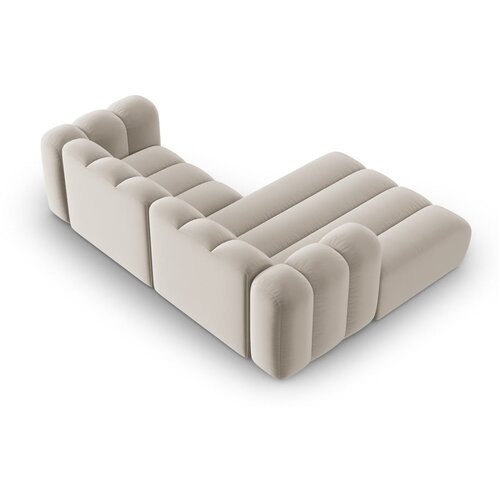 Micadoni Home Bež kotna sedežna garnitura (levi kot) Lupine &amp;ndash; Slike