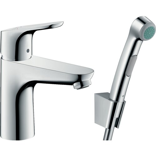 Hansgrohe 31927000 Focus 100 armatura za umivalnik s higijenskim tuš setom Cene