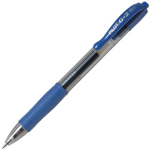 Roler gel grip 0,7 mm g2 pilot bl-g2-7-l modra Slike