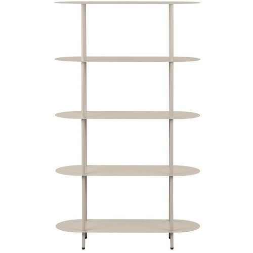 House Nordic Bež metalni regal 90x150x31 cm Rieti &amp;ndash; Slike