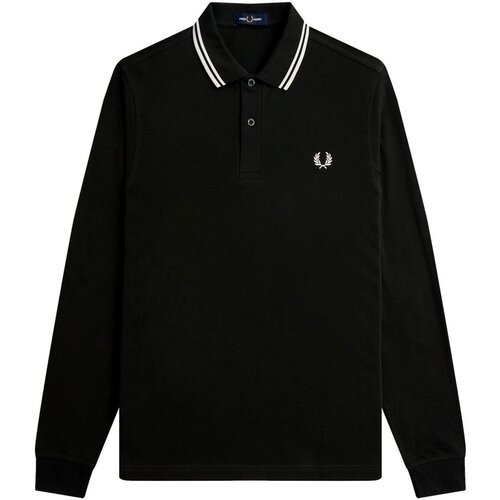 Fred Perry Polo majice dolgi rokavi POLO MANGA LARGA M 3636 Črna Slike