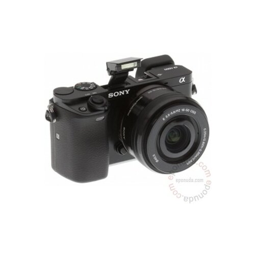 Sony Alpha a6000 set sa 16-50mm OSS crni digitalni fotoaparat Slike
