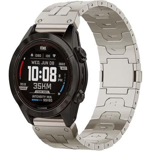 SYNSSING titanov magnetni pa&amp;scaron;ček 26mm za Garmin Fenix/Tactix Slike