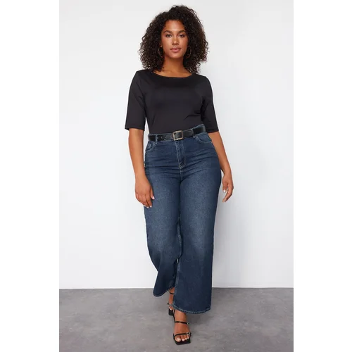 Trendyol Curve Black More Sustainable Body-Sitting Knitted Blouse