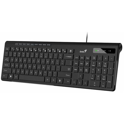 Genius Tastatura SlimStar 230II, US, USB, Crna Cene