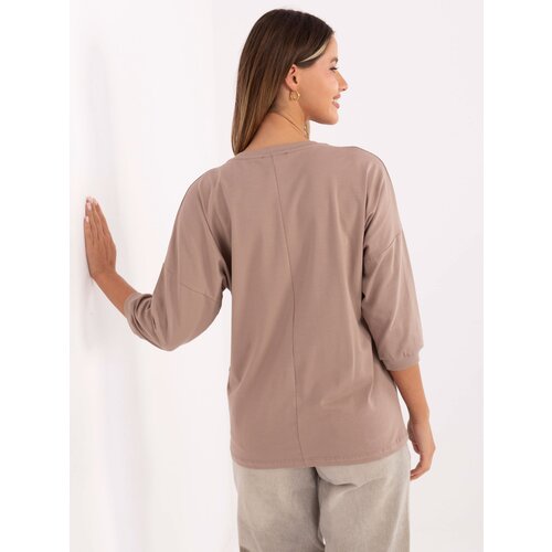 RELEVANCE Blouse-RV-BZ-A820.27P-dark beige Cene