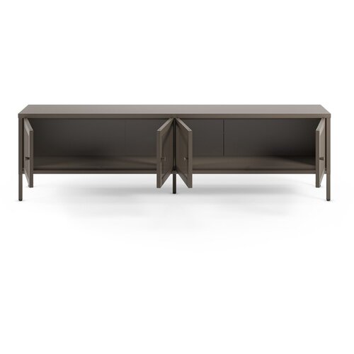 Marckeric Siva metalna TV komoda 160x50x35 cm Fayna &amp;ndash; Slike